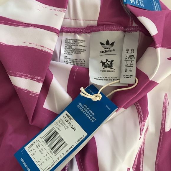 adidas Originals x Thebe Magugu leggings NWT size XS - Picture 8 of 10